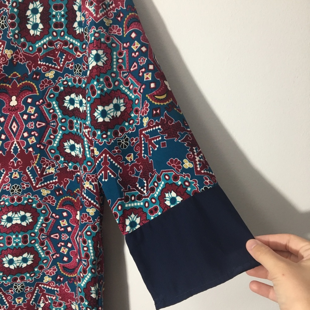 Tinley | Boho Inspired 3/4 Sleeve Tunic Size S - Picture 4 of 8
